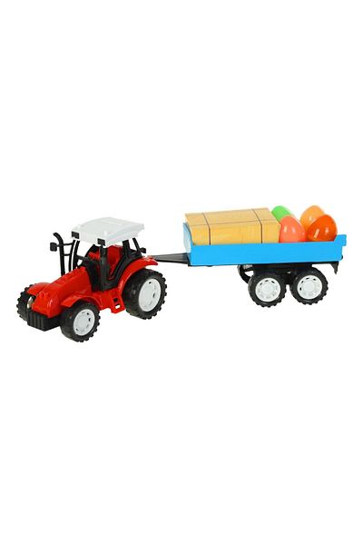 hak-iş oyuncak Friction egg carrying tractor