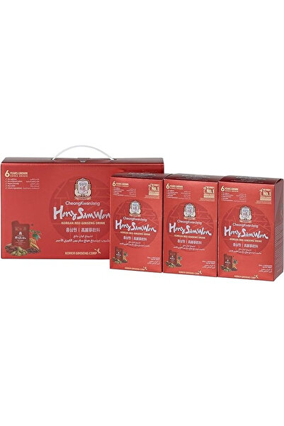 Cheong Kwan Jang مجموعة مشروب الجينسنغ الأحمر الكوري من تشيونغ كوان جانج هونغسام وون = 3 علب × 10 أكياس