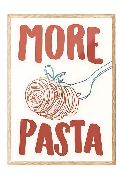 Postifull Дървена рамка за маса, More Pasta, Кухненска дървена маса от серията Comfort, №: 109075
