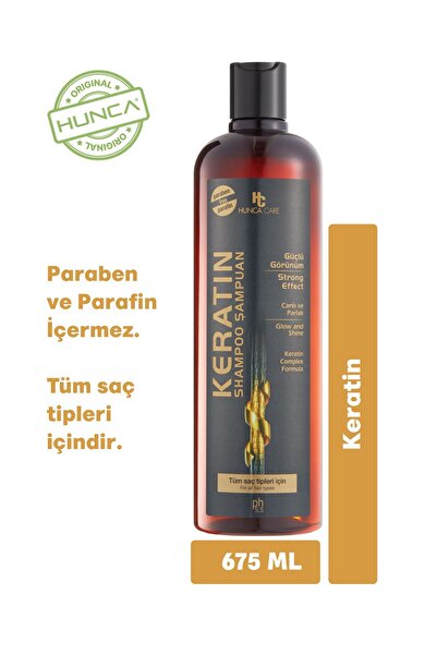 Hunca Care Keratin Şampuan 675 ml