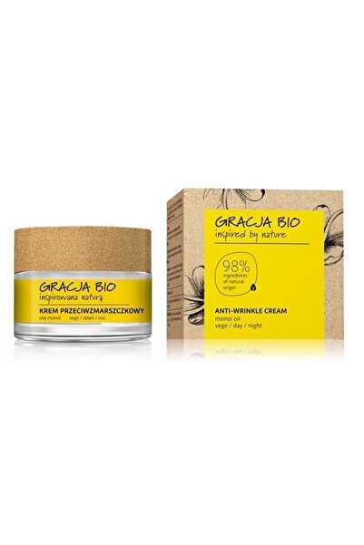 Gracja Bio كريم الوجه المضاد للتجاعيد بزيت مونوي