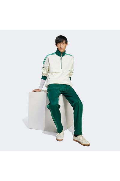 adidas Pullover Half Zipper Men's White Top