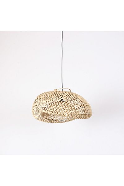 Mylamp Yasmin Asymmetrical Rattan Chandelier 40X20 Cm.