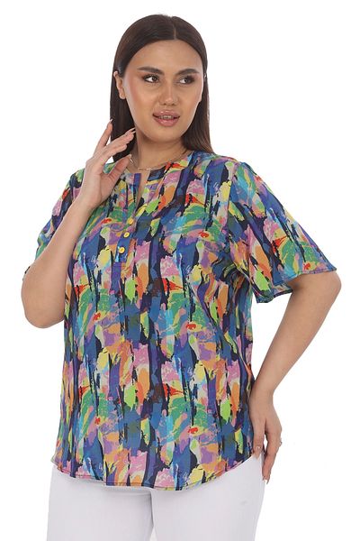 Lady Majestic Μπλούζα Plus Size 100% Viscose