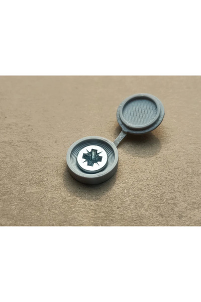 ERCTECH Vida Kapağı Vida Civata Gizleme Plastik Kapak Siyah Renk 20 Adet
