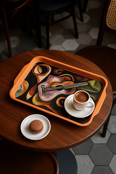 Arma House Guitar Passion – Art Themed Decorative Tray 31.5 cm
