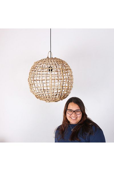 Mylamp Bolt Natural Banana Fiber Lighting 50X50 Cm.