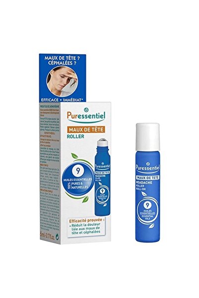 Pure Essential رول أون لعلاج الصداع من بيورسنتيل مع 9 زيوت عطرية 5 مل