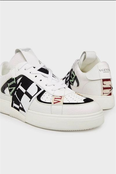 Valentino Garavani Vl7N Black Men's Leather Sneaker