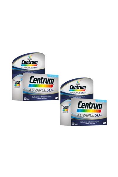 Centrum Advance 50+ Multivitamin 30 Tablet 2 Adet