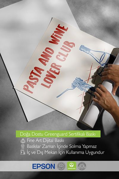 Postifull Ζωγραφική με ξύλινο πλαίσιο, Cake & Wine Lovers Club, Ξύλινη ζωγραφική κουζίνας Comfort Series, NO:109077
