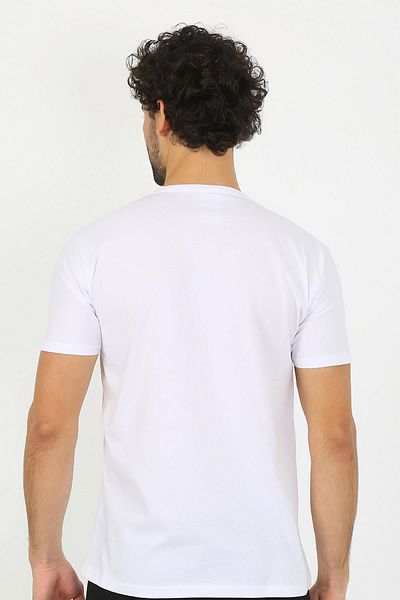 modaserdem Mdsrdm Men's Crew Neck Combed Cotton Tank Top-White