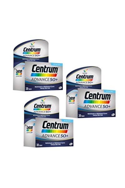 Centrum Advance 50+ Multivitamin 30 Tablet 3 Adet
