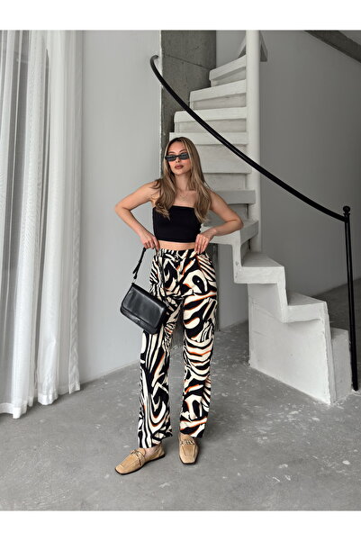 AFROGİYİM Women's Relaxed Cut Trousers