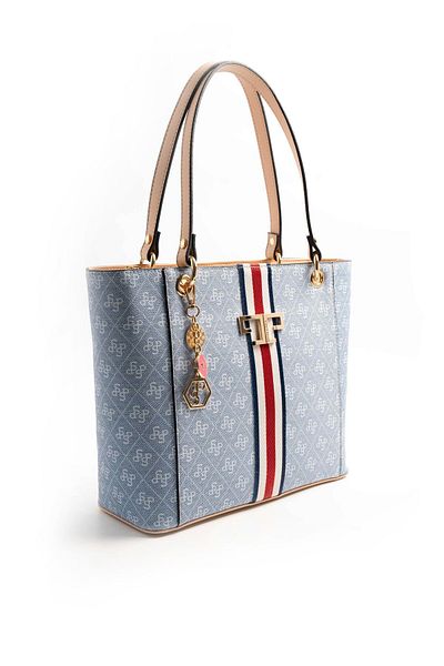 Silver Polo Silver & Polo Blue - Skin Sp1176 Women's Shoulder Bag