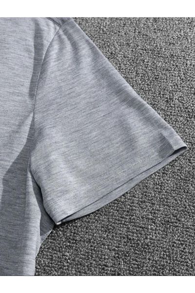 VBSVİBES Μπλουζάκι Unisex Grey Oversize Take You Printed