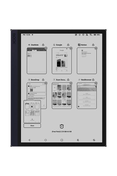 BOOX TAB Ultra 10.3" E-Ink Tablet, Octa-Core + GPU, 4GB RAM, 128GB, 16MP, Android 11