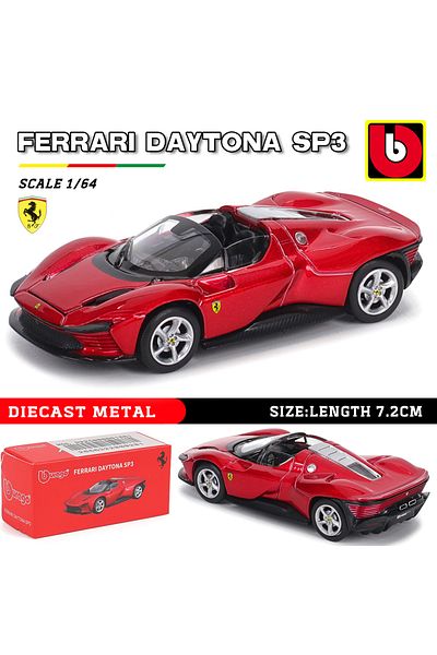 BBURAGO DAYTONA SP3 Bburago1:64 Ferrari SP3 458 599 ENZO F12 Model Small Collection Car Alloy Model Toy Gift