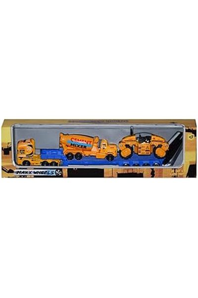 Mu Art Ahşap Sunman Sun-Pio-Mxx-Dc.Construction Set Tir/Trailer Top 2 Vehicles 3A.