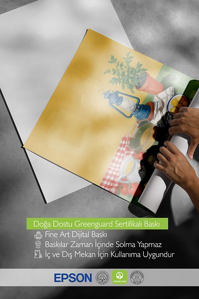 Postifull Pictură cu cadru alb, Picnic, Pictură de perete pentru bucătărie din seria Comfort, NR:109139