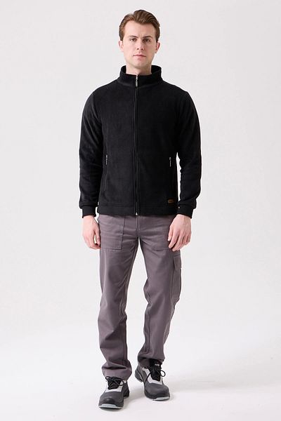 Kardelen İş Elbiseleri Galanthus Fleece Coats Men's Zippered Keep Warm Comfortable and Durable Winter Jacket