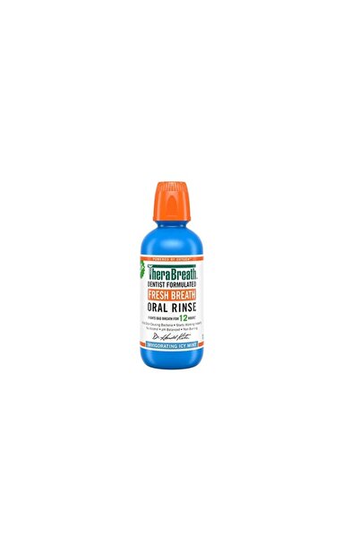 Thera Breath Fresh Breath Oral Rinse Icy Mint 16oz