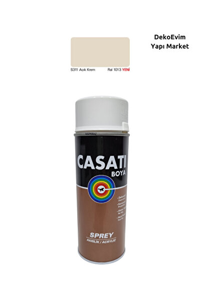 Casati Sprey Boya S311 Açık Krem 400 Ml.
