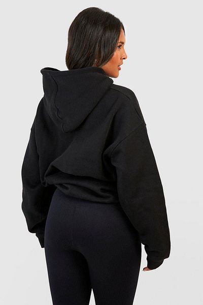 DUBU BUTİK Pittsburgh 1977 Sweatshirt - Black Printed Oversize Thick Winter Hoodie