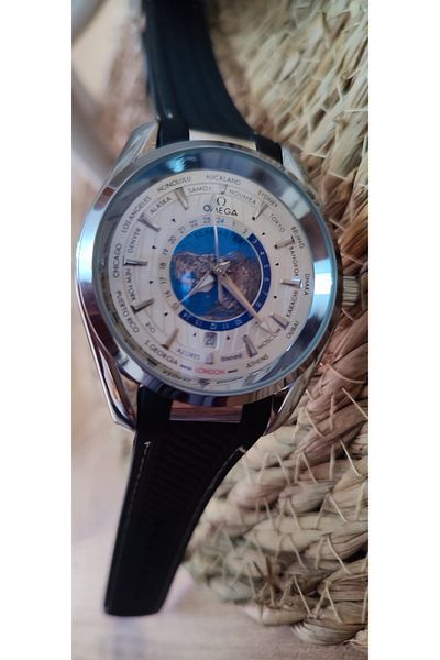 Omega ساعة يد سيماستر أوتوماتيكية فاخرة للرجال