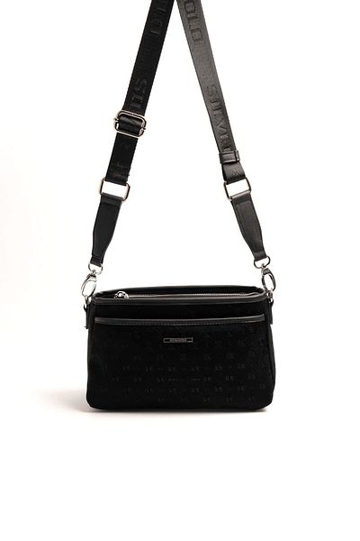 Silver Polo Geantă de damă Silver & Polo Black SP1184
