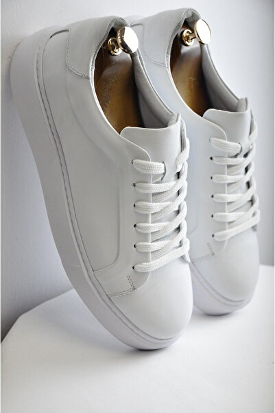 ARYAN Wraith Model Hakiki Natural Deri Sneaker Ayakkabı