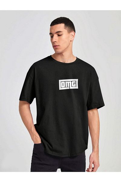 VBSVİBES Unisex oversize tričko s potlačou Omg