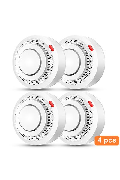 Choice F Tuya Smart Wifi Smoke Sensor Fire Protection Smoke Detector 85db Sound Security System Firefighte.