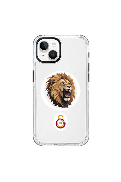 Galatasaray iPhone 15 Uyumlu Galatasaray Aslan Kükre Arma Magsafe Lisanslı Te...