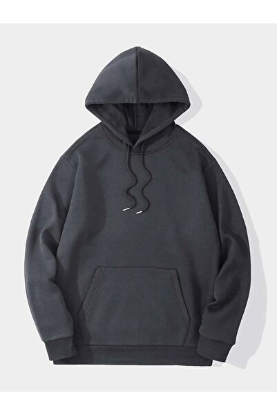 dubu butik Γυναικεία φούτερ Smoked Oversize με κουκούλα