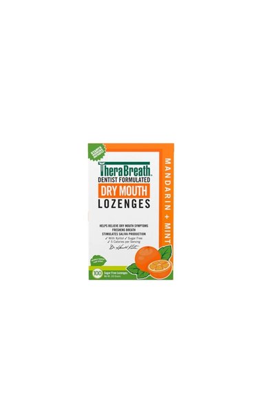 Thera Breath Dry Mouth Lozenges - Mandarin Mint 100 Pieces