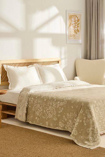 Kaşmir Home Grasy Double Jacquard Muslin Pike Çağla