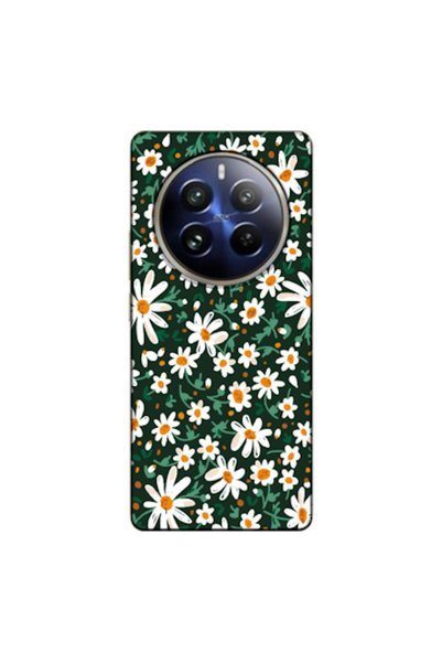 Zebana Case for Realme 12 4g Compatible Case Spring Flowers 4 Silicone Case (...