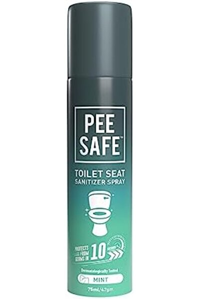 Pee Safe معقم مقعد المرحاض بي سيف برائحة النعناع، 75 مل