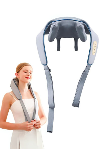 Rever Scrub Heating Massager Neck Waist Shoulder Back Massager And Massager