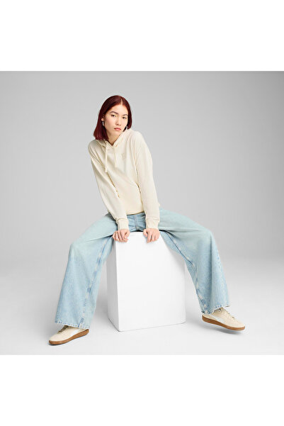 Puma Essentials Elevated Kadın Bej Günlük Stil Sweatshirt 69090199