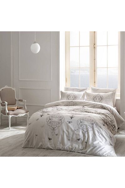 Taç Luxury satin double bed linen, phosphorescent, Taç, Ruby1