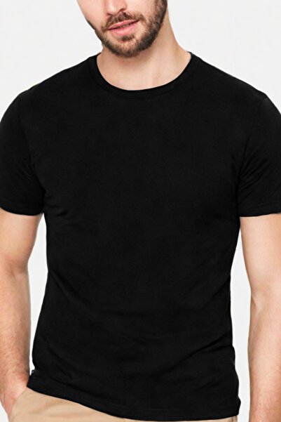 Mısırlı Egyptian Men's Modal Hercules Crew Neck Black Undershirt