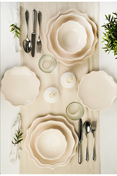 LALEZEN HOME LALEZEN 8 PARÇA 2 KİŞİLİK YEMEK TAKIMI SETİ