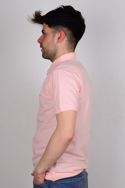 Lee Λ 211810611   Ανδρικό μπλουζάκι Pink Polo Neck