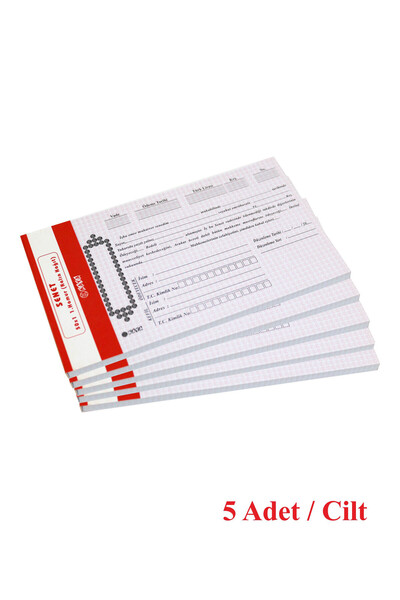 Kaya Senet Bono 110 Gr/m² Kalın Kağıt 50'li 5 Adet / Cilt