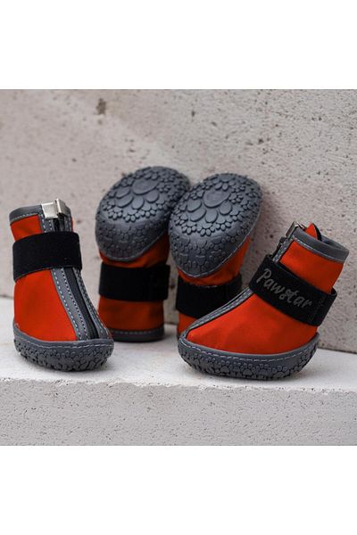 Pawstar Red Dog Shoes-Dog Booties