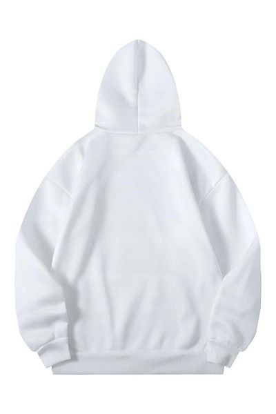 CLAYES Λευκό Oversize Unisex Φούτερ Λος Άντζελες