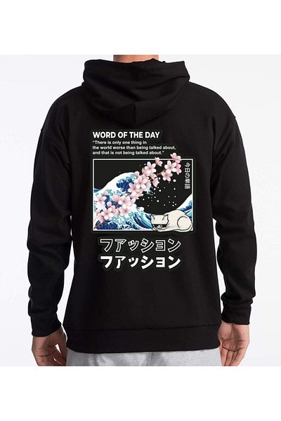 VBSVİBES Hanorac oversize unisex cu imprimeu Sekura