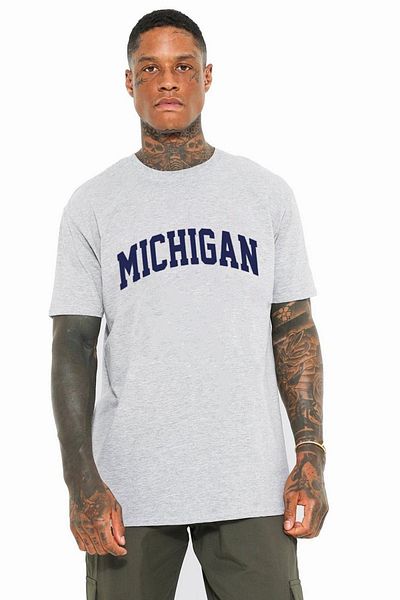 VBSVİBES Tricou unisex gri oversize cu imprimeu Micgan
